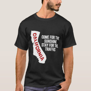 T-shirt Géographie de la Californie  State Retro USA