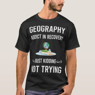 T-shirt Géographie de récupération