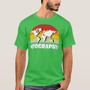 T-shirt Géographie Géographie Étudiante