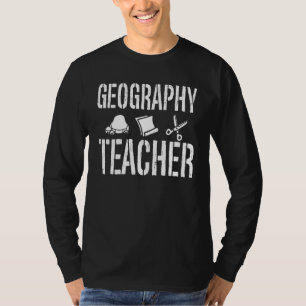 T-shirt Géographie Professeur Géographe Géographe Étudiant