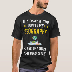 T-shirt Géographie Smart People