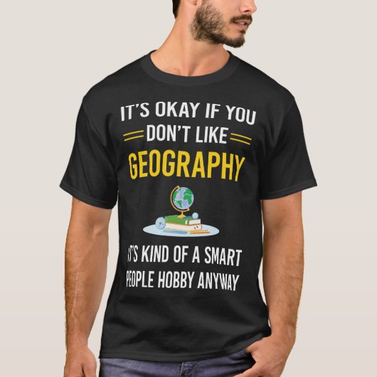 T-shirt Géographie Smart People (Devant)