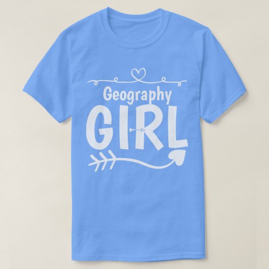 T-shirt Geography Girl (Design devant)