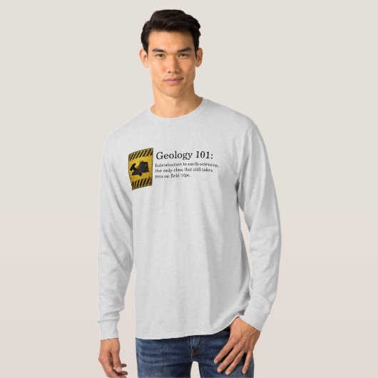 T-shirt Géologie 101 (Devant entier)