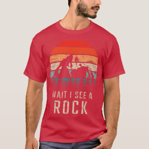 T-shirt Géologie Attendez Je Vois Un Rocher 1