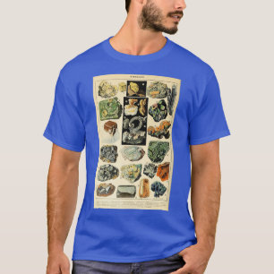 T-shirt Géologie des roches minérales vintages