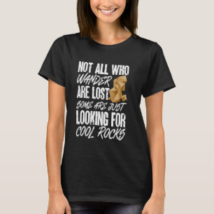 T-shirt Géologie Funny Rock Collecte À La Recherche De Coo