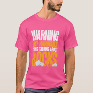 T-shirt Géologie Funny Rock Collectionner Commencer à parl