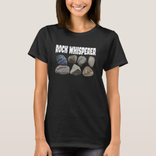 T-shirt Géologie Funny Rock Whisperer Rock Collecte
