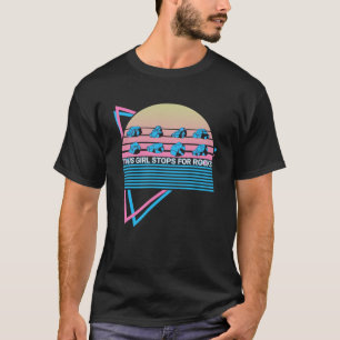 T-shirt Géologie Géologue Rétro Cette Fille S'Arrête Pour
