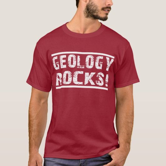 T-shirt Géologie rocks (Devant)