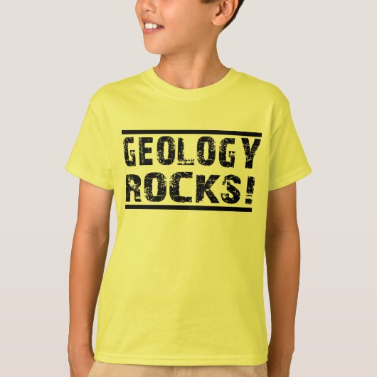 T-shirt Géologie rocks (Devant)