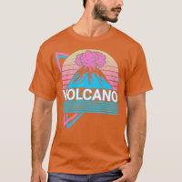 Géologie Volcano Magma Lava Retro Cadeau
