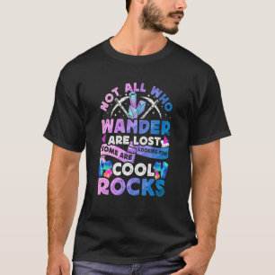 T-shirt Géologue Chasseur de Géodes Roches Cool Collecte M