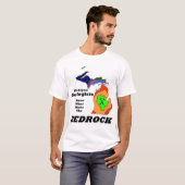 T-shirt Géologue du Michigan (Devant entier)