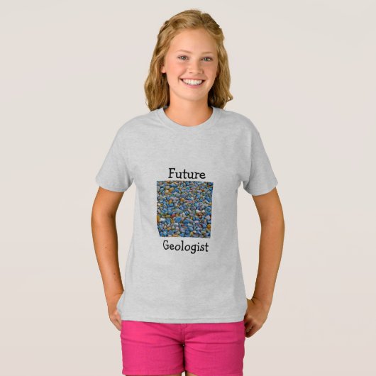 T-shirt Géologue futur (Devant entier)