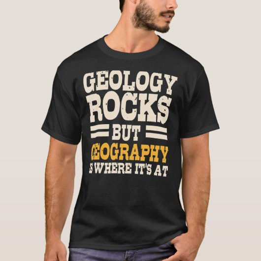 T-shirt Géologue géographique géographique (Devant)