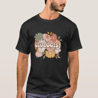 T-shirt Géologue Géologie Étudiant Sciences de la Terre En