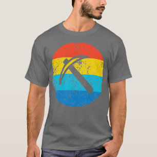 T-shirt Géologue Miner Vintage Pick Ax Retro style années