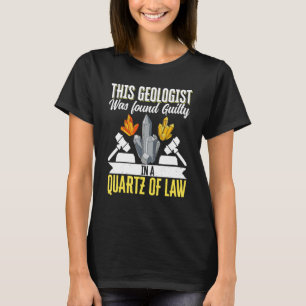 T-shirt Géologue Minéral Collection de roches Fossiles Ce