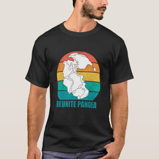 T-shirt Géologue ramener Pangea Reunite Pangea (Devant)