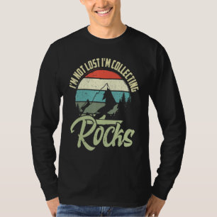 T-shirt Géologue Rocks Collecte Rockhound Retro Vintage