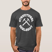 T-shirt géologue structurel (Devant)