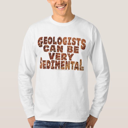 T-shirt Géologues "Sedimental" (Devant)