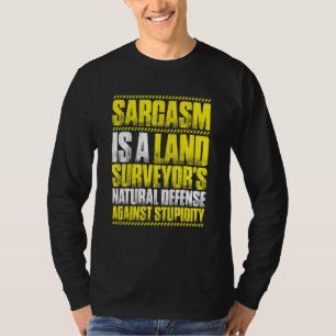 T-shirt Géomètre de la terre du sarcasme