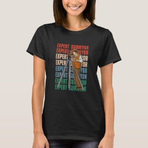 T-shirt Géomètre expert géodésie ingénieur en topographie