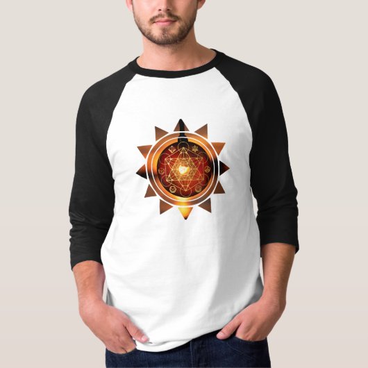 T-shirt geometria sagrada Metatron (Devant)