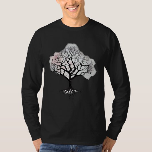 T-shirt Geometric Floral Fantasy Cherry Blossom Tree of Li (Devant)