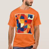 T-shirt Geometric Harmony: Artful Design (Devant)