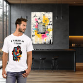T-shirt Geometric Modern Art – Human Creativity Meets AI