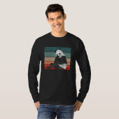 T-shirt Geometric Panda Geometrical Panda Designs (Devant entier)