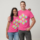 T-shirt Geometric Pastel Isometric Optical Illusion Cube (Unisexe)