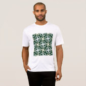 T-shirt Geometric Retro Circles Pattern (Devant entier)