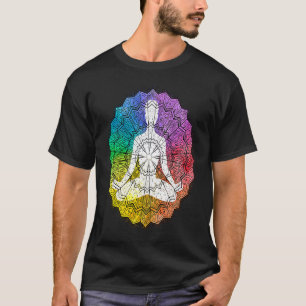 T-shirt Géométrie de mandala Graphique spirituel