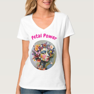 T-shirt "Géométrie florale" - Portrait botanique