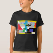 T-Shirt Géométrie Folle Funky (Devant)