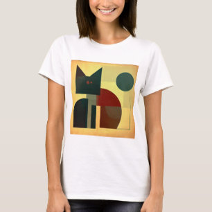 T-shirt Geometrie Katze