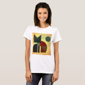 T-shirt Geometrie Katze (Devant entier)