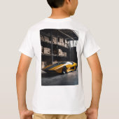 T-shirt Géométrie Minimaliste : Rick Owens' Brutalist Ride (Dos)