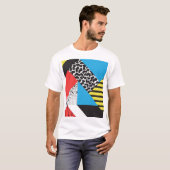 T-shirt Géométrie moderne : Style Abstrait sans couture (Devant entier)