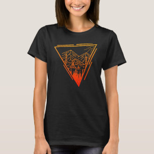 T-shirt Géométrie Montagnes Randonnée Montagne 1