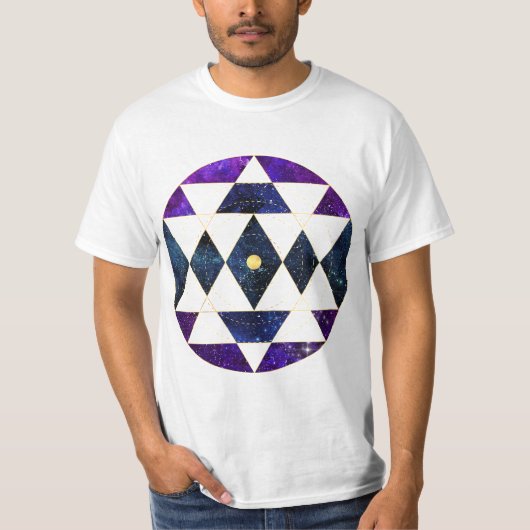 T-shirt géométrie sacrée (Devant)