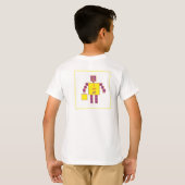 T-shirt Géométrie-TS3e Carré-âge 4 (Dos entier)