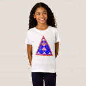 T-Shirt Géométrie-TS3e Triangle-Âge 6 (Devant entier)