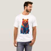 T-shirt géométrique (Devant entier)