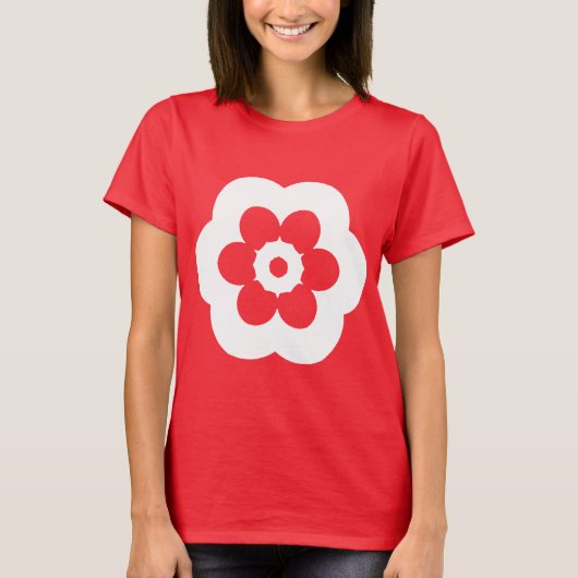 T-shirt Géométrique 290514 (03) - Blanc (Devant)